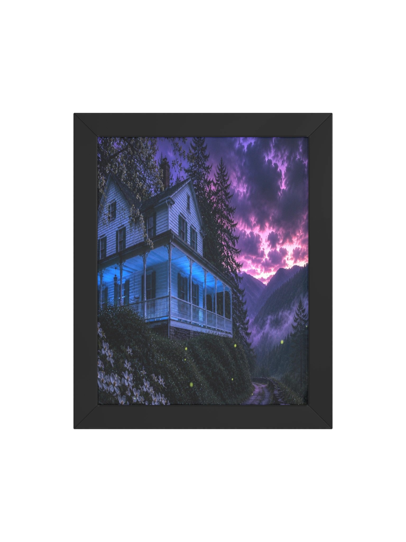 HAINT BLUE FRAMED PRINT product image (4)