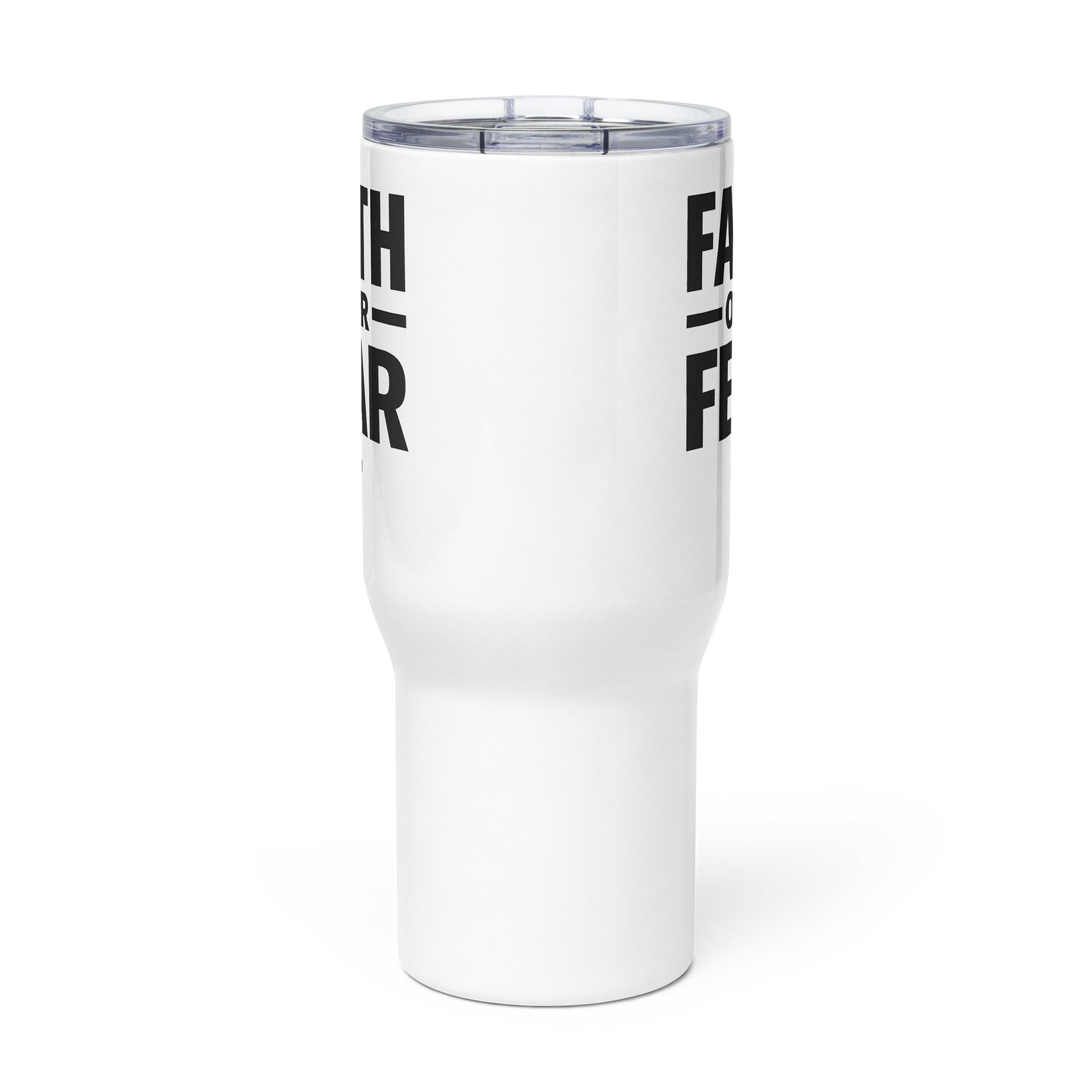 Faith Over Fear Travel Mug product image (4)