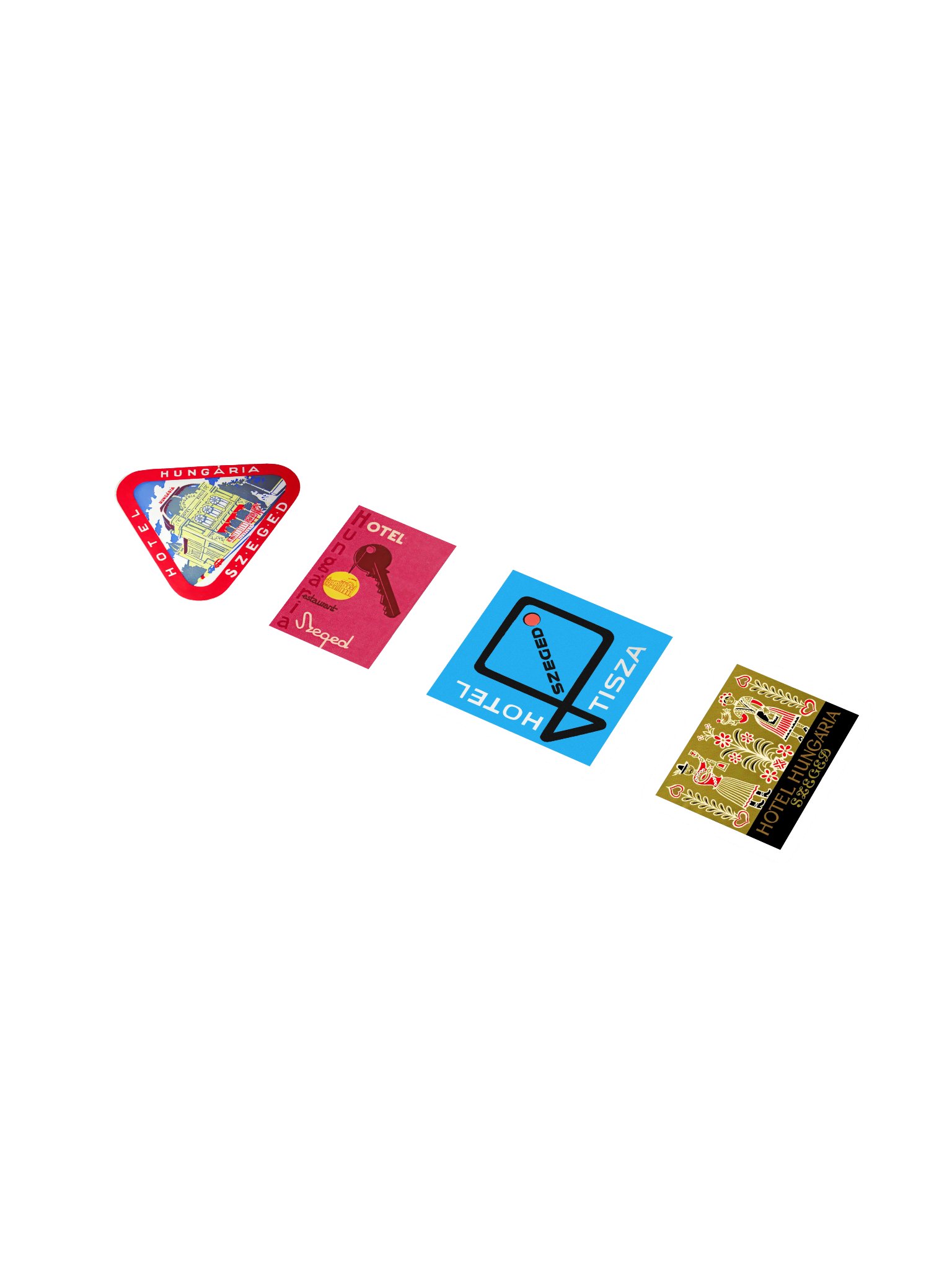 Szeged Hotel Stickers product image (1)
