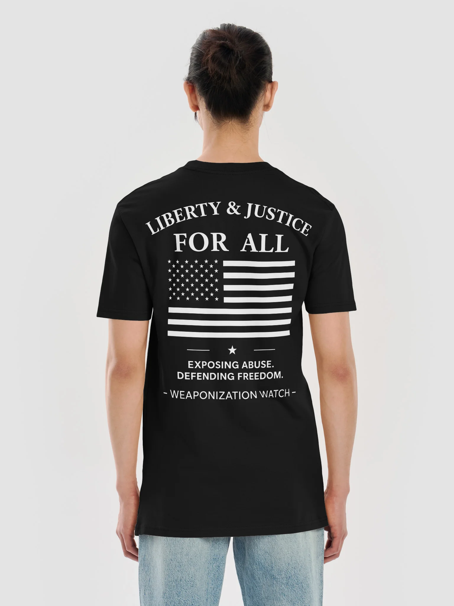 WW "Liberty & Justice" Tee in Black product image (10)