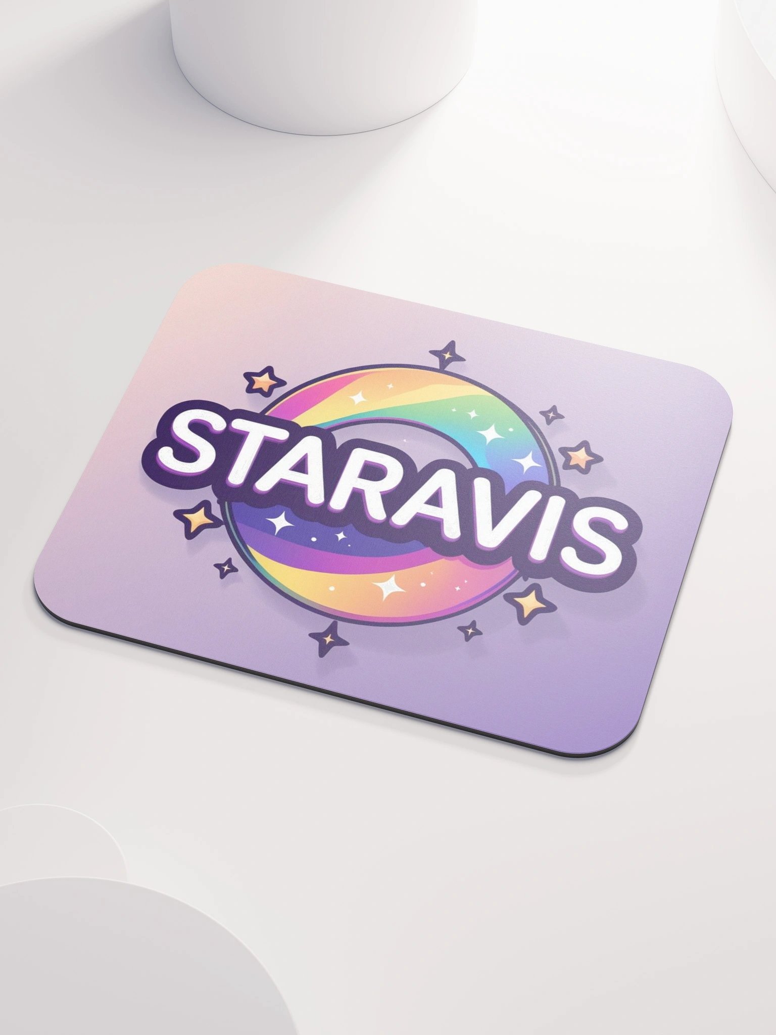 Rainbow Star Mouse Pad product image (3)