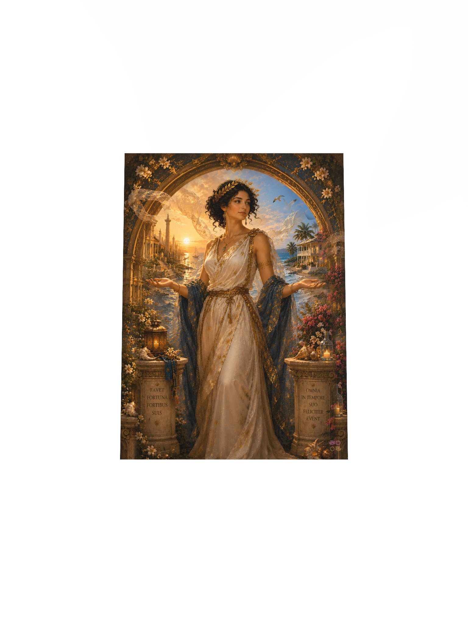 Goddess Fortuna Two Altars Mini-Poster product image (4)