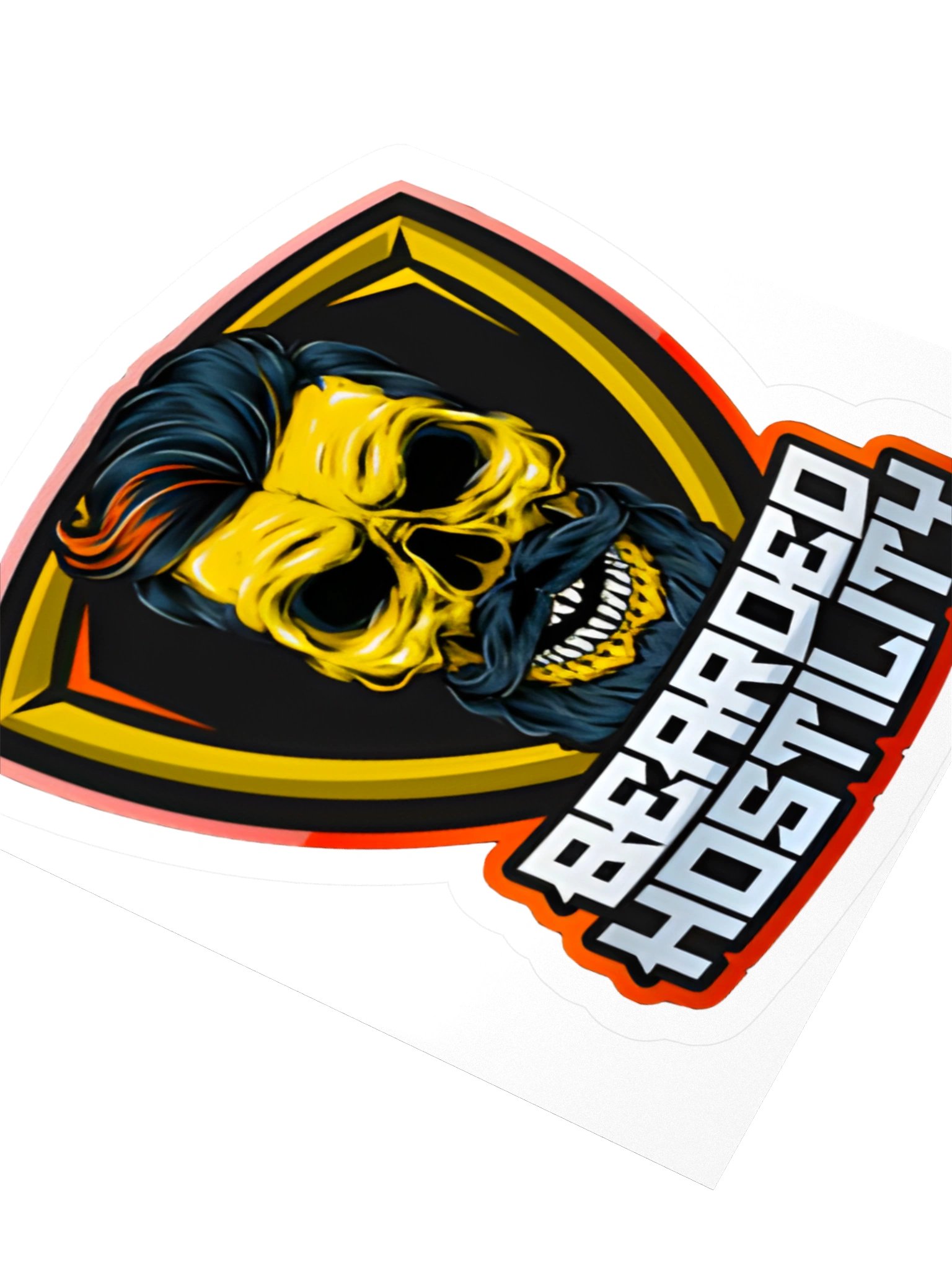 BeardedHostility Logo Sticker product image (3)