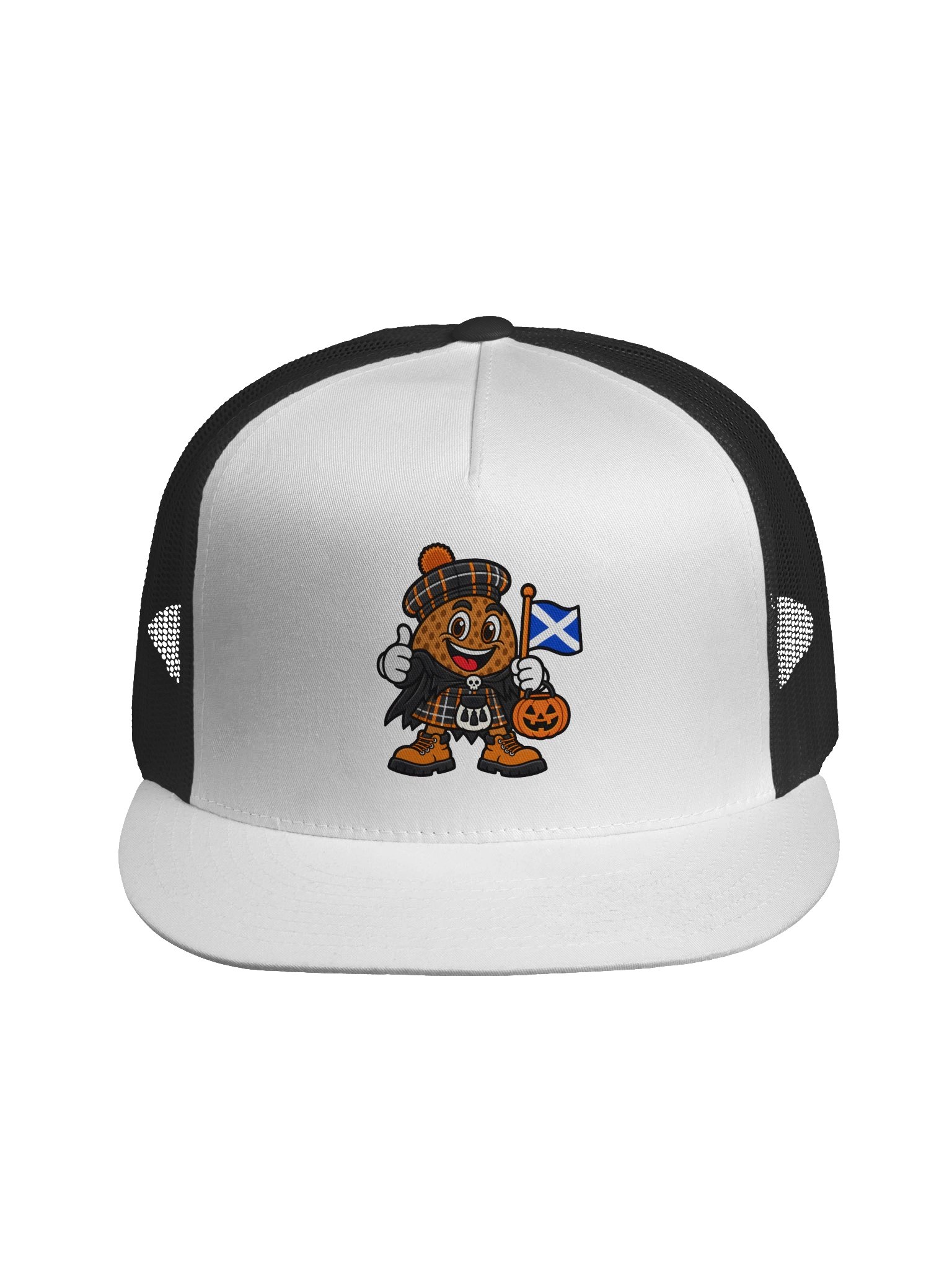 Mr Haggis Halloween Thumbs-Up Trucker Cap product image (6)