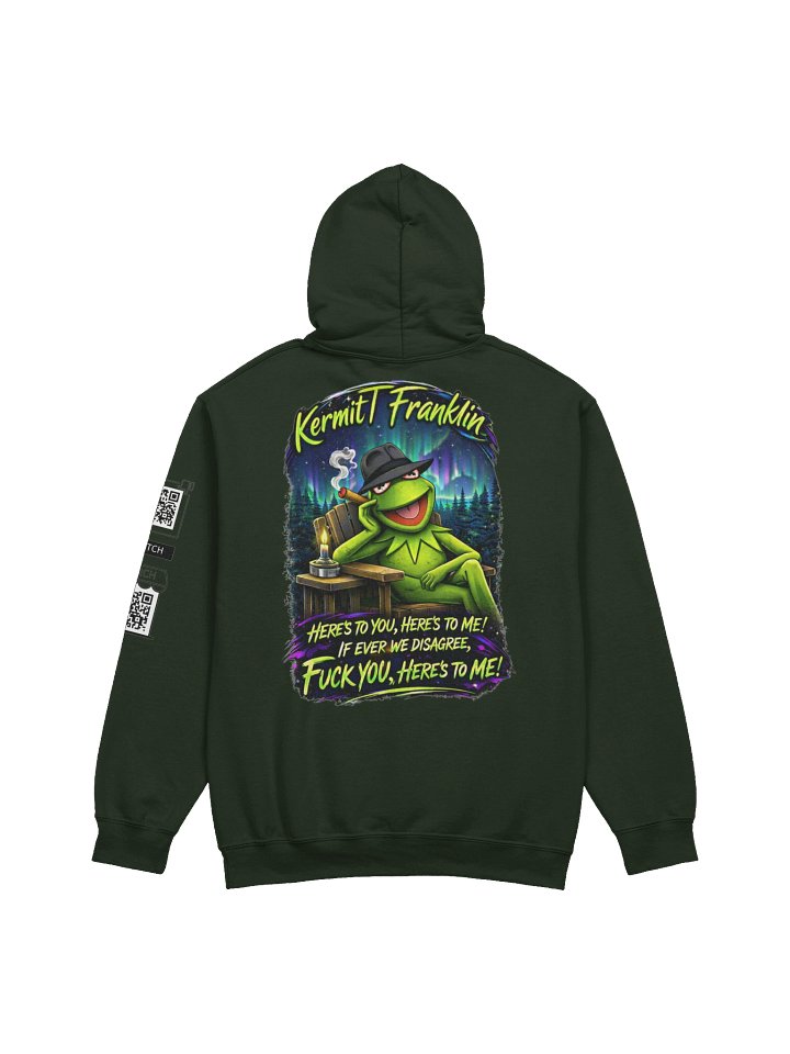 Chill Fuck You Toast Hoodie w/QR product image (2)