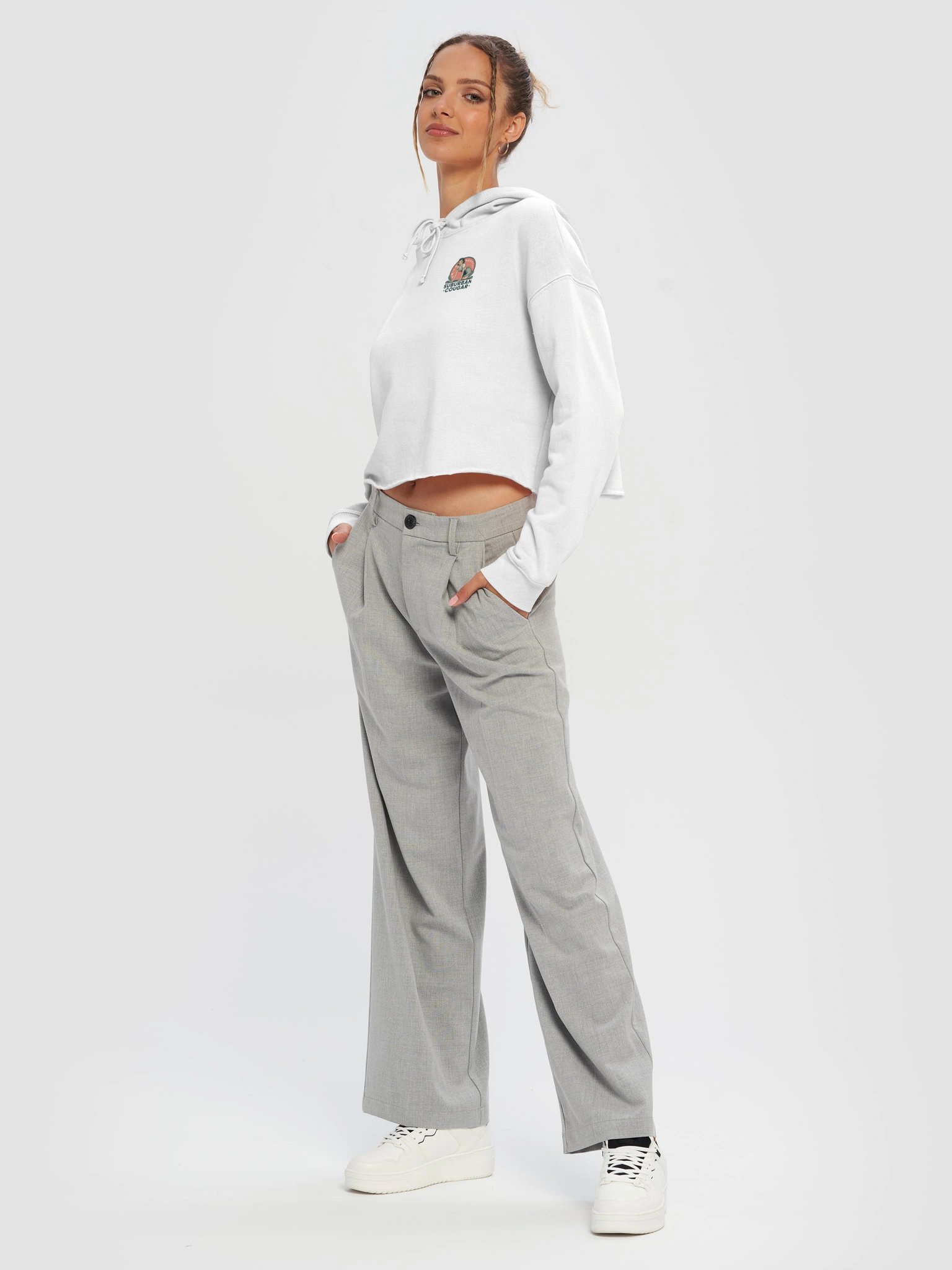 Suburban Cougar Cropped Hoodie product image (33)