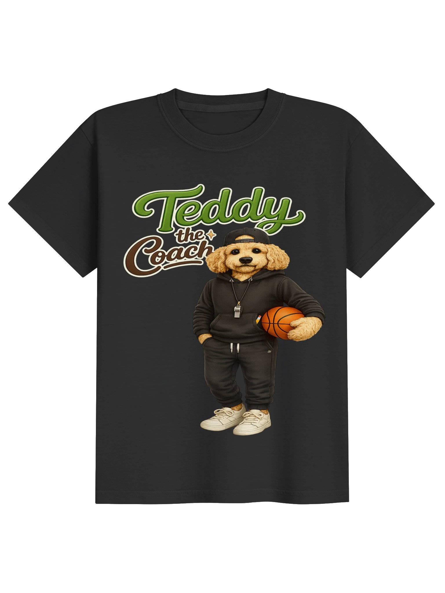 Teddy the Coach Basketball Dog Youth Tee product image (7)