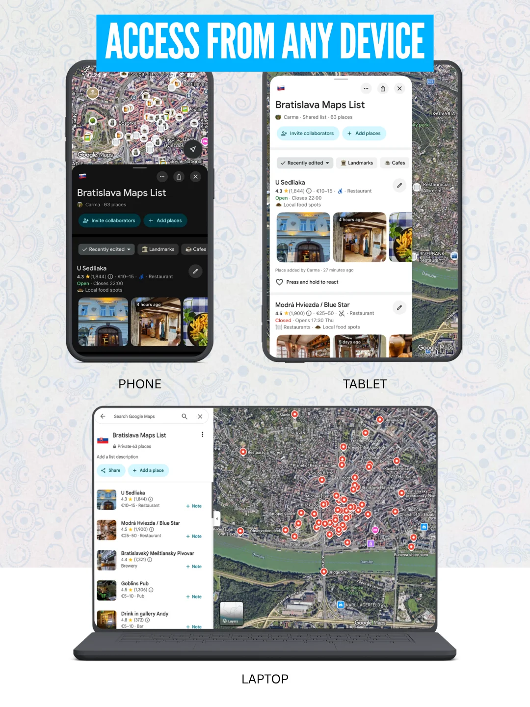 Bratislava Cheat Sheet + Free Google Maps List (60+ LOCATIONS) product image (5)