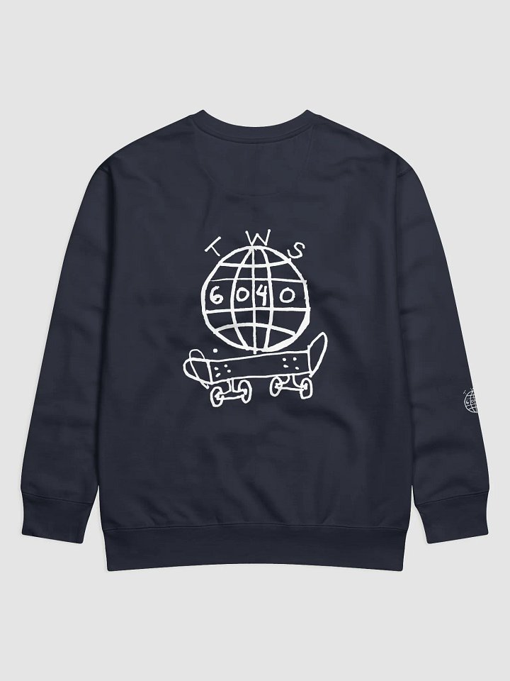 TWS x 6040 Skateboards Crew Sweatshirt #1 product image (2)