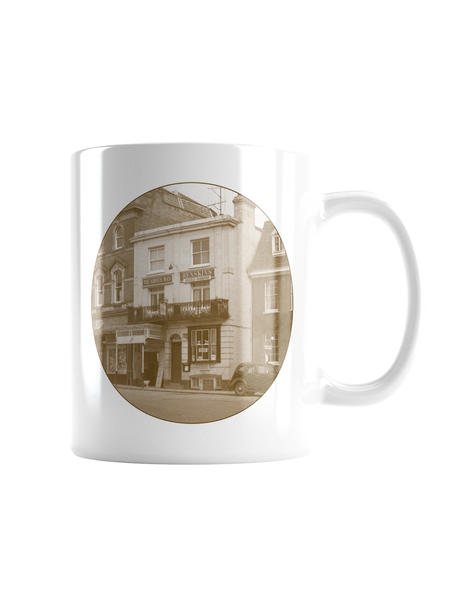 White Mug - Green Man product image (1)