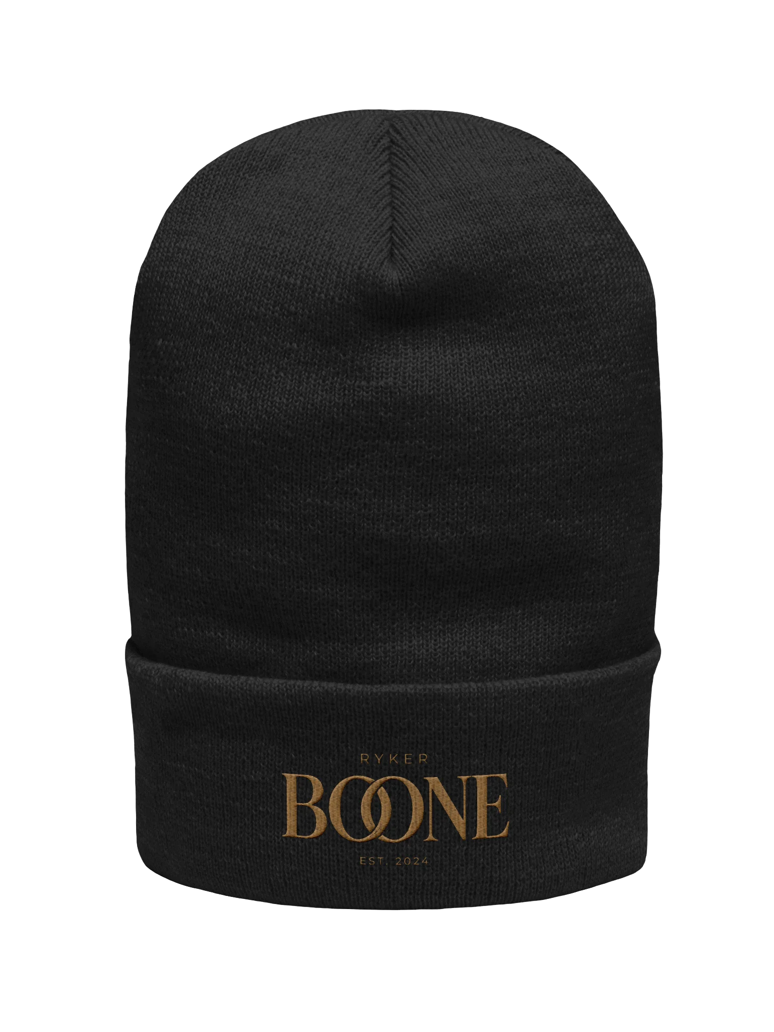 Ryker Boone "Back to Gold" Yupoong Cuffed Beanie (Gold Logo) product image (1)