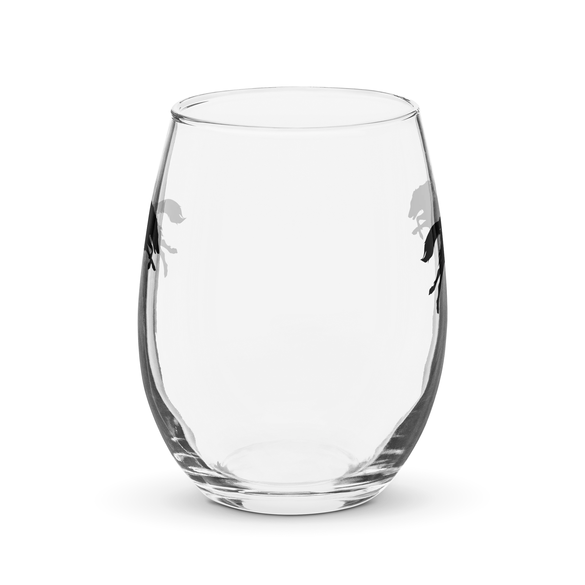 Silhouette Series: Running Dog - Wine Glass product image (2)