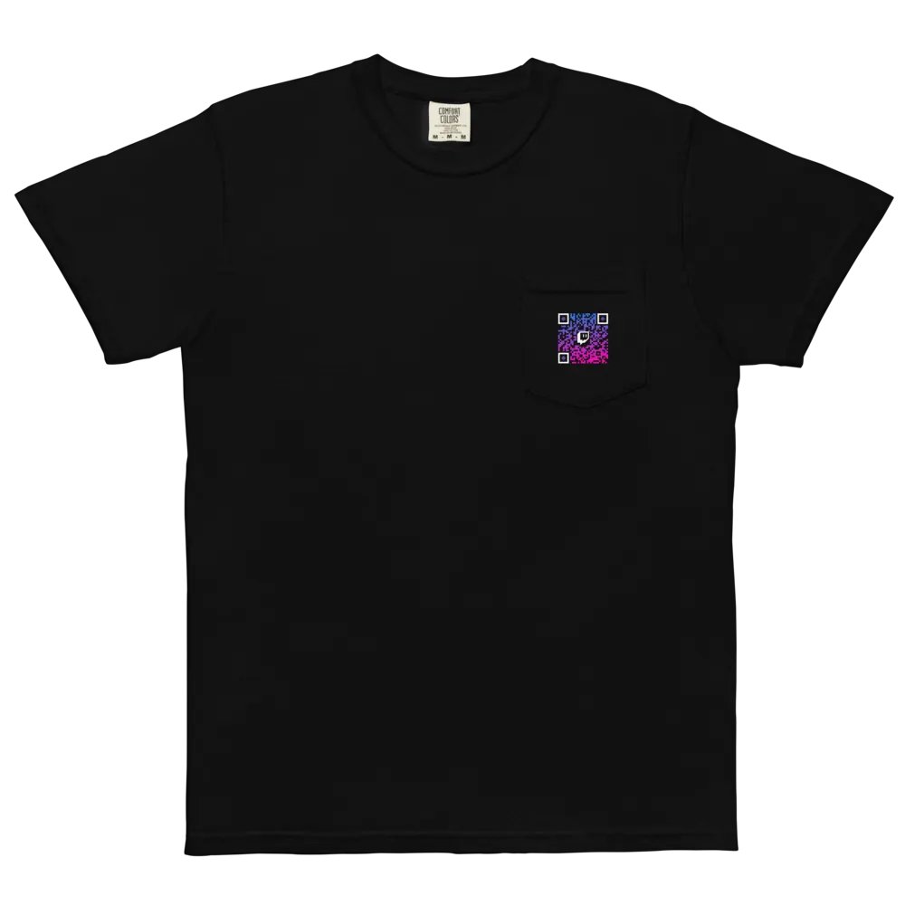 MA Twitch QR Code Pocket Tee product image (1)