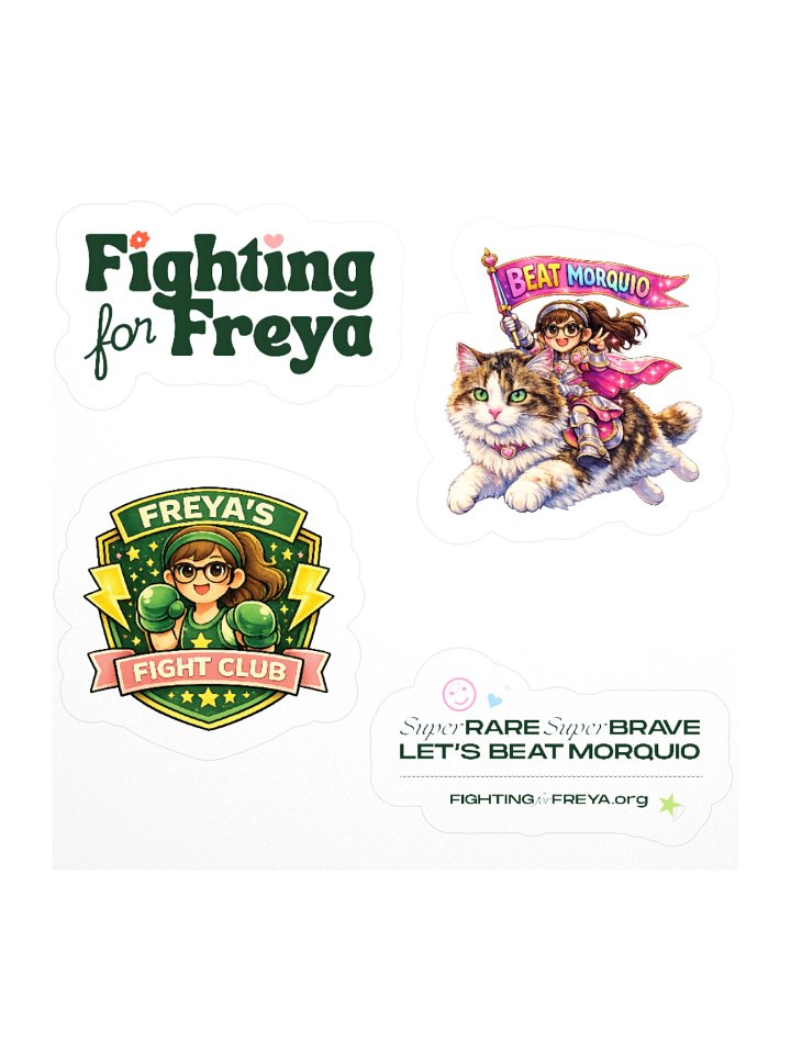 Freya’s Morquio Fight Club Sticker Set product image (1)