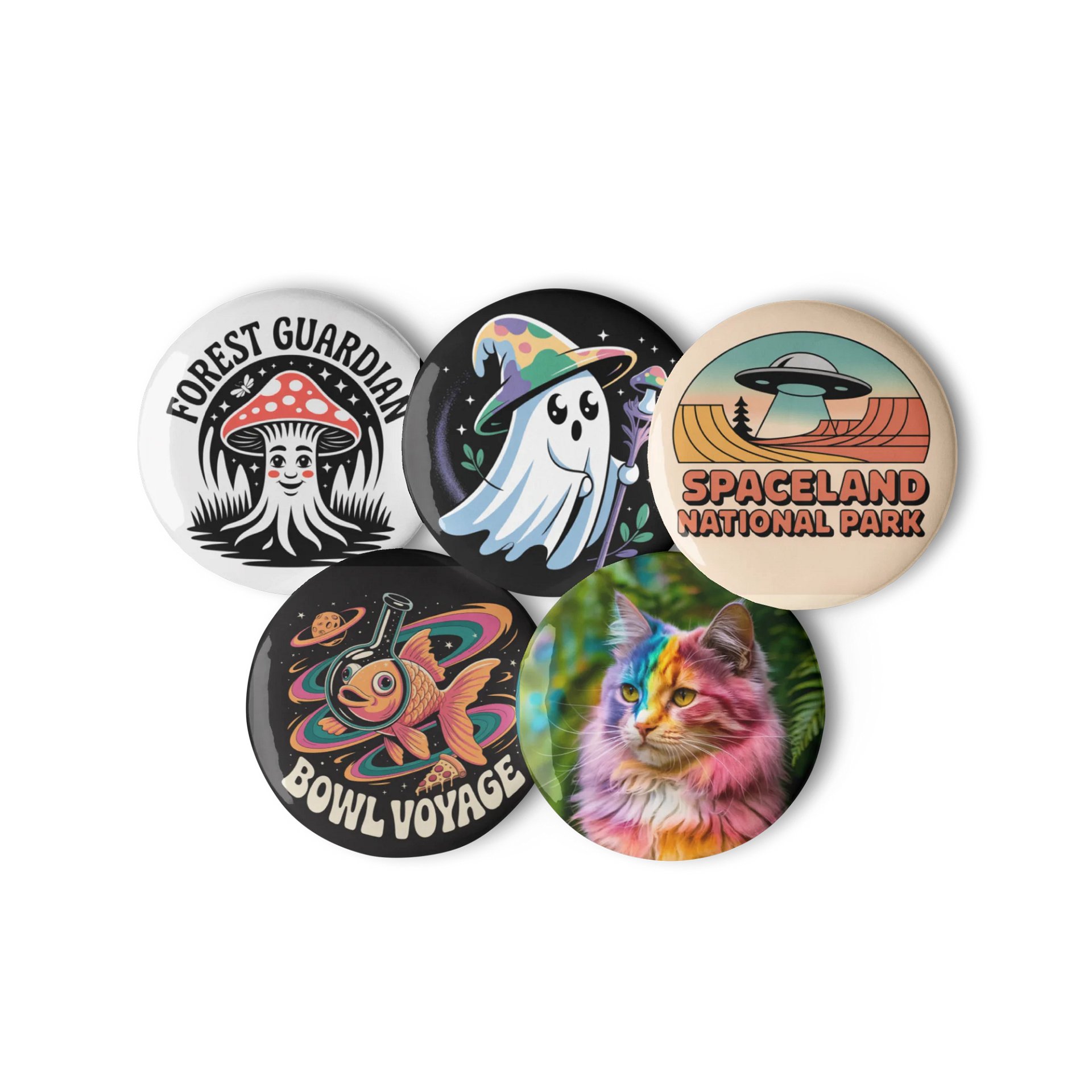 Trippy Village Pin Set product image (1)
