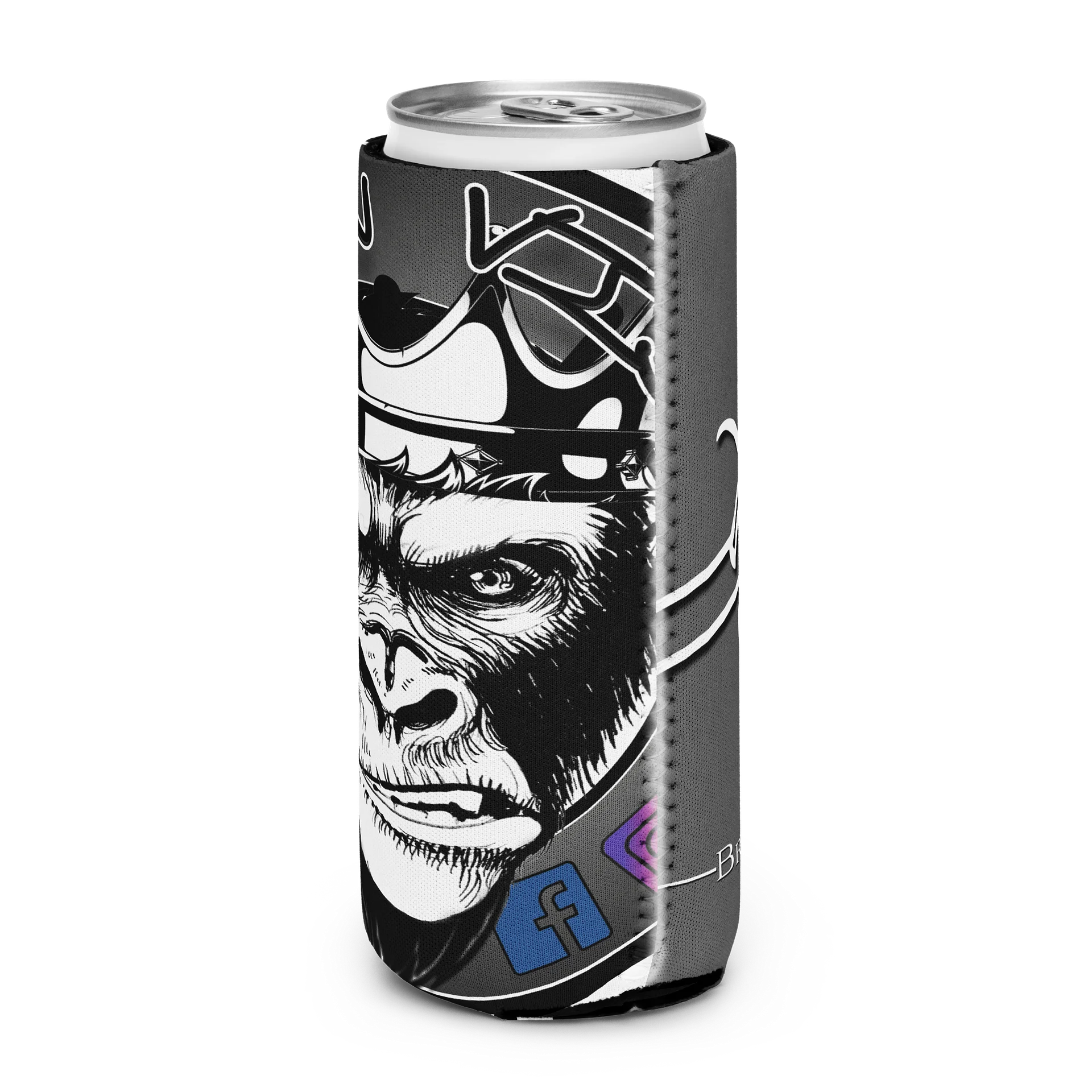 Signature 2 Gorilla Koozie - Grey (slim) product image (10)