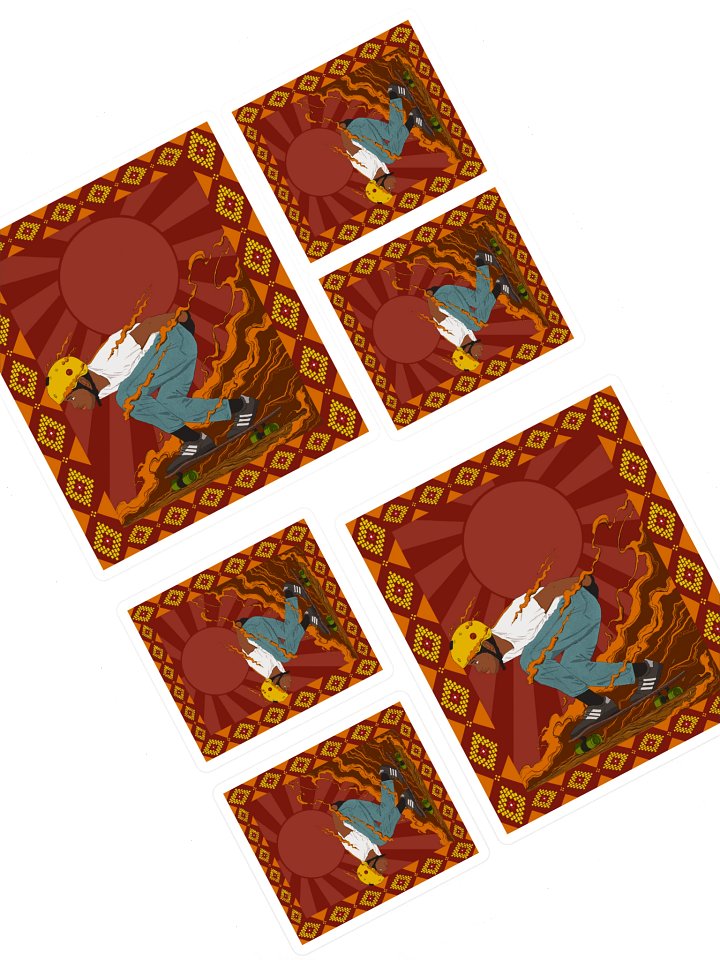 Kiss-cut tuck sticker set product image (1)