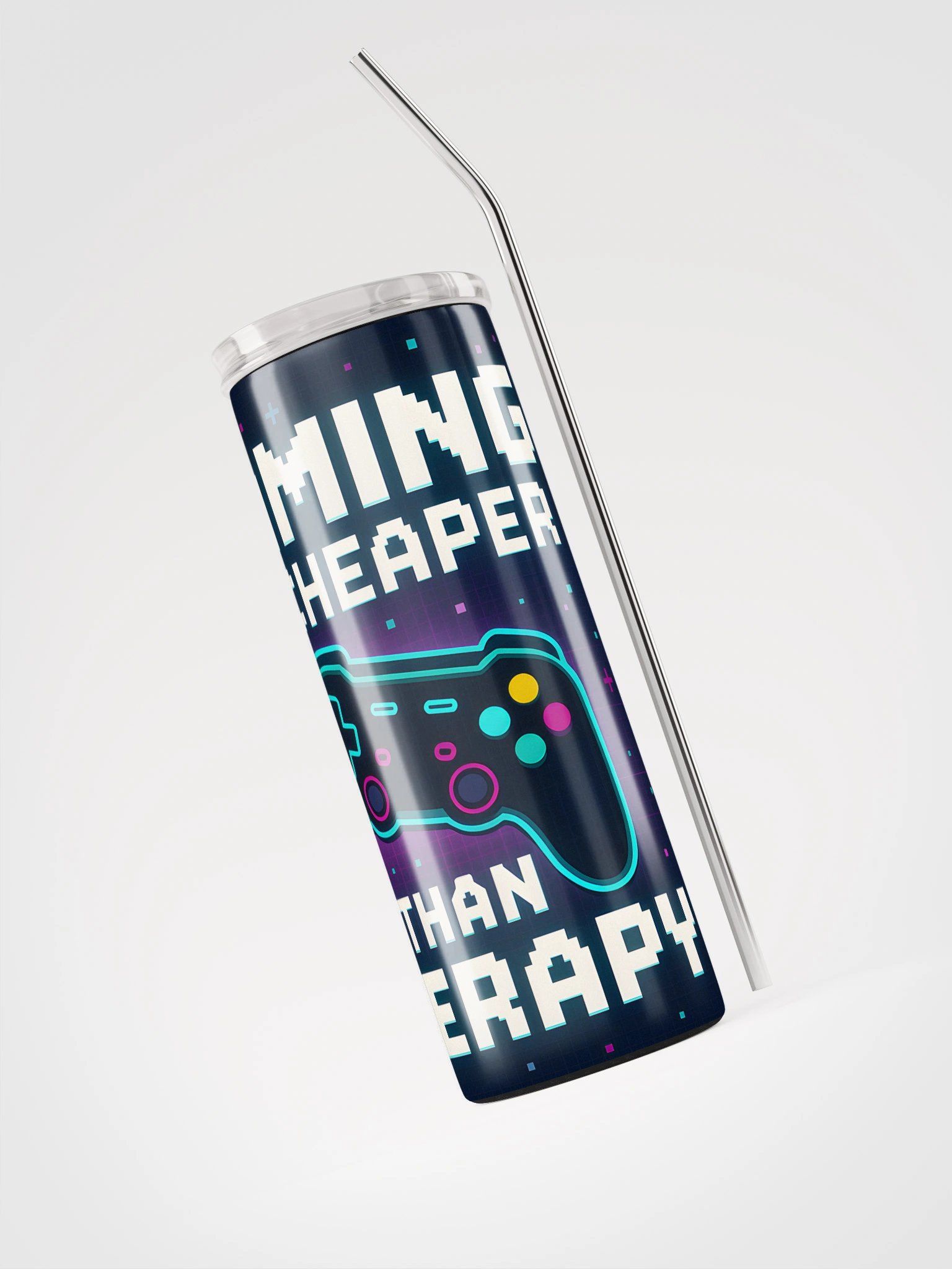 Gaming Therapy Stainless Steel Tumbler product image (6)