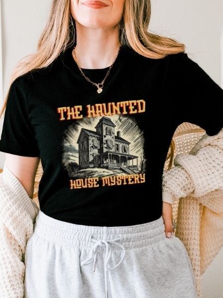 Haunted House Magic Funny Vintage Pulp Mystery Harry Potter Shirt product image (7)