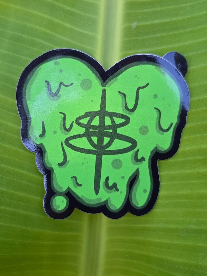 "heartofbile" Vinyl Sticker product image (1)