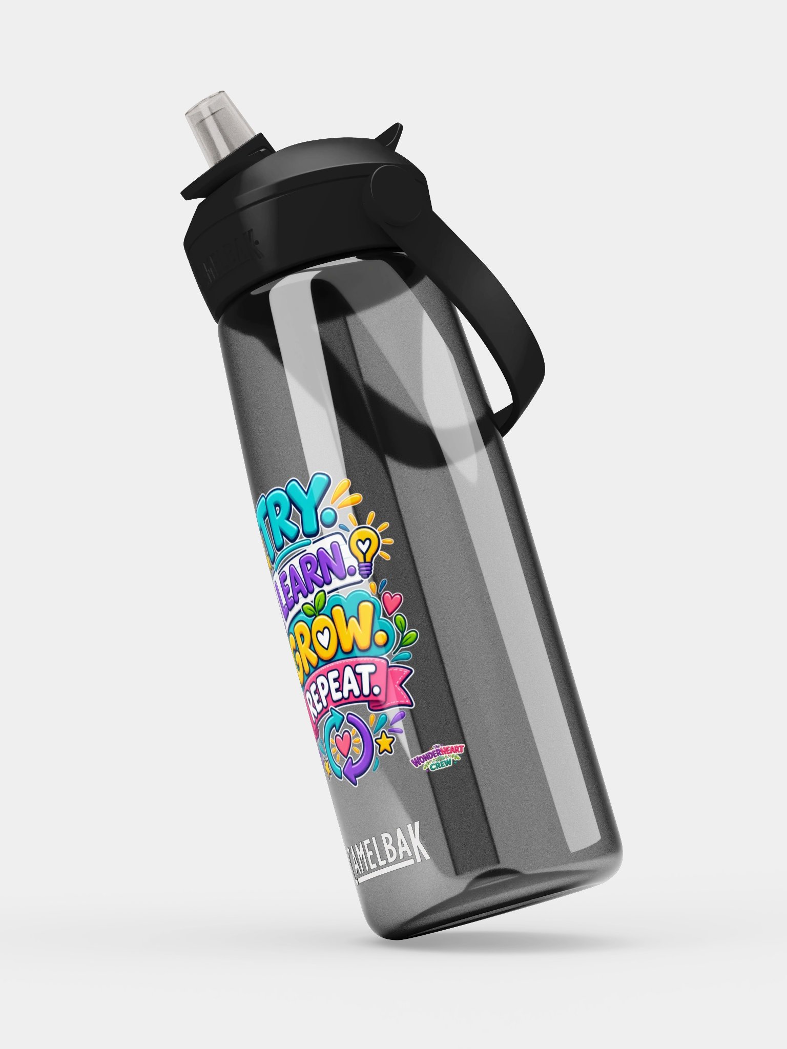 CamelBak Thrive® Flip Straw Inspirational Water Bottle - Try. Learn. Grow. Repeat product image (2)