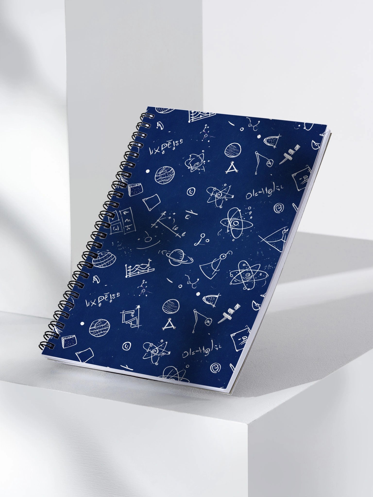 Cosmic Chalkboard Spiral Notebook product image (3)
