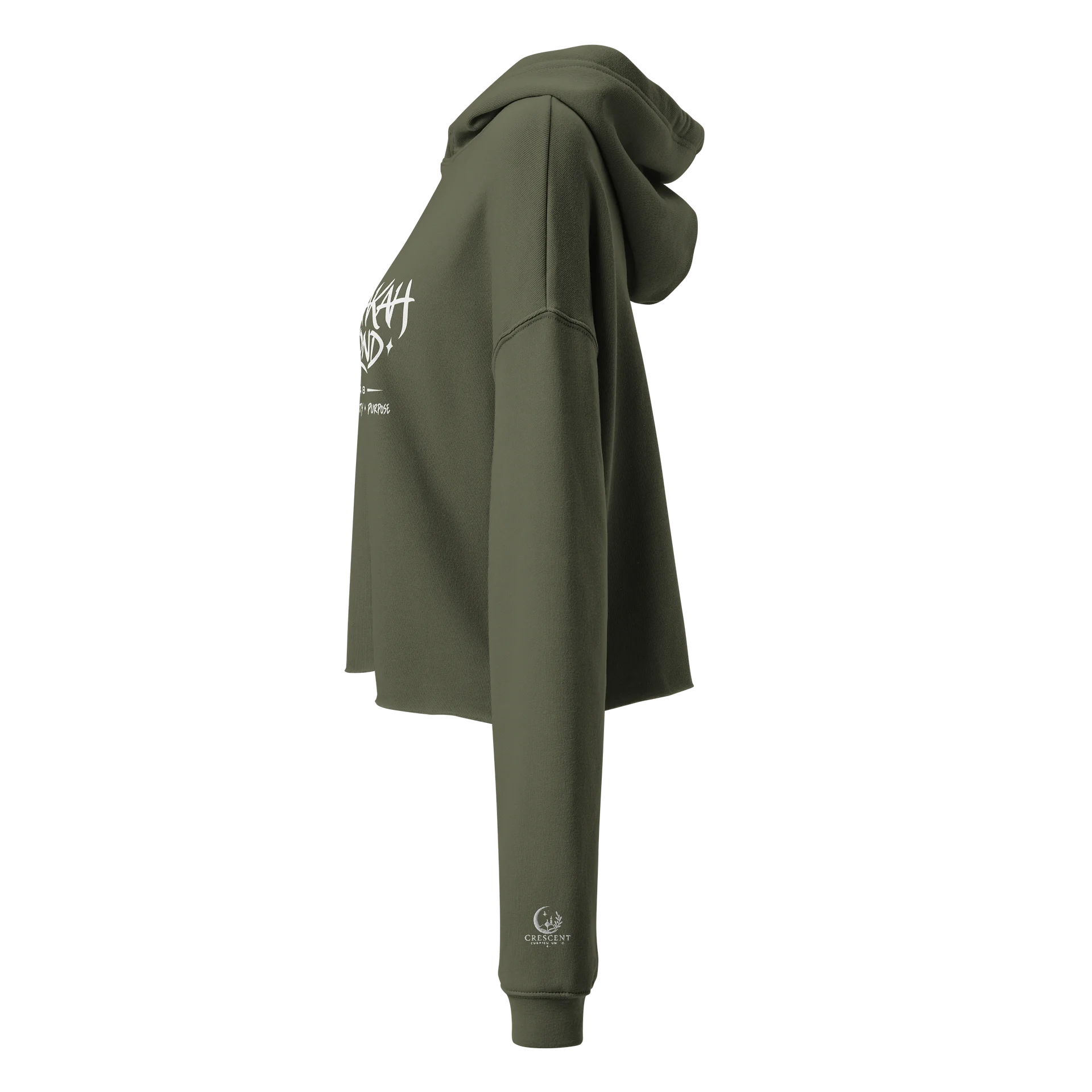 Barakah Beyond 03 Signature Adult Crop Hoodie product image (6)
