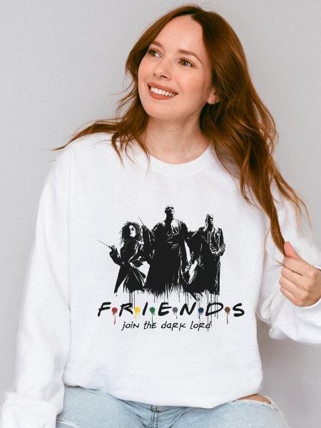 Friends Dark Lord Funny Parody Halloween Fall Sweatshirt product image (6)