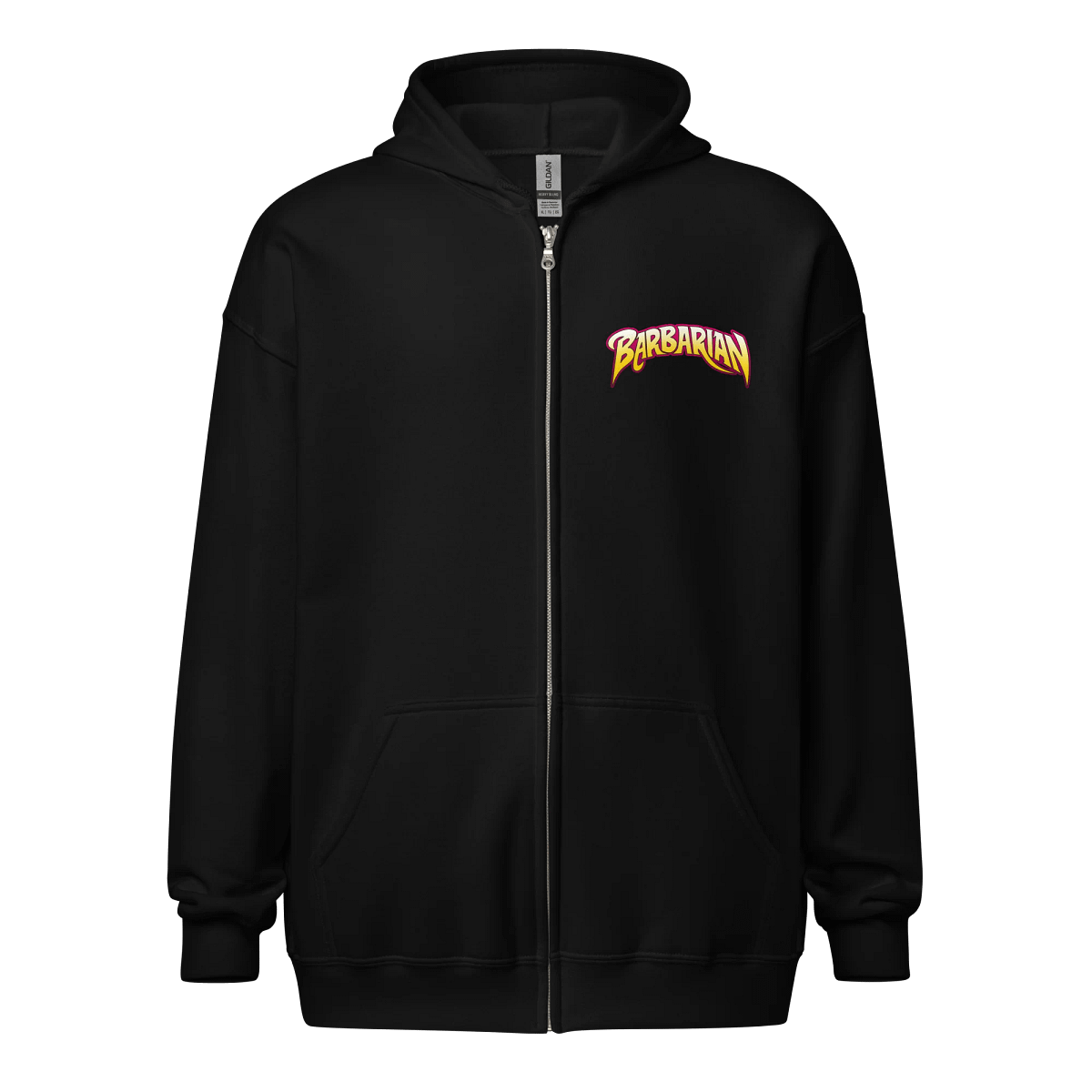 Dark Fantasy Barbarian - Zip Hoodie | Dungeon Soup