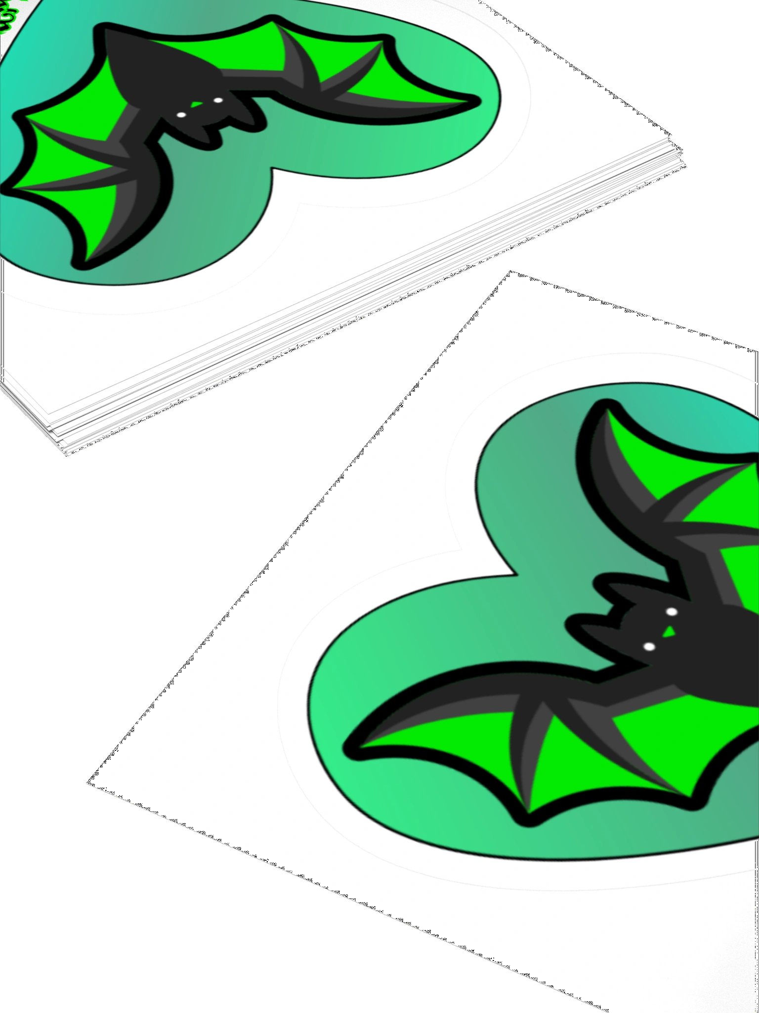 Bat Heart Sticker product image (7)
