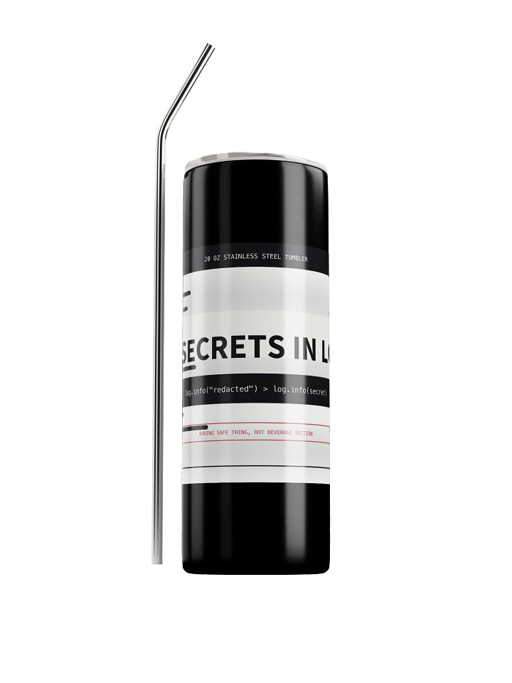 No Secrets In Logs 20oz Tumbler product image (1)