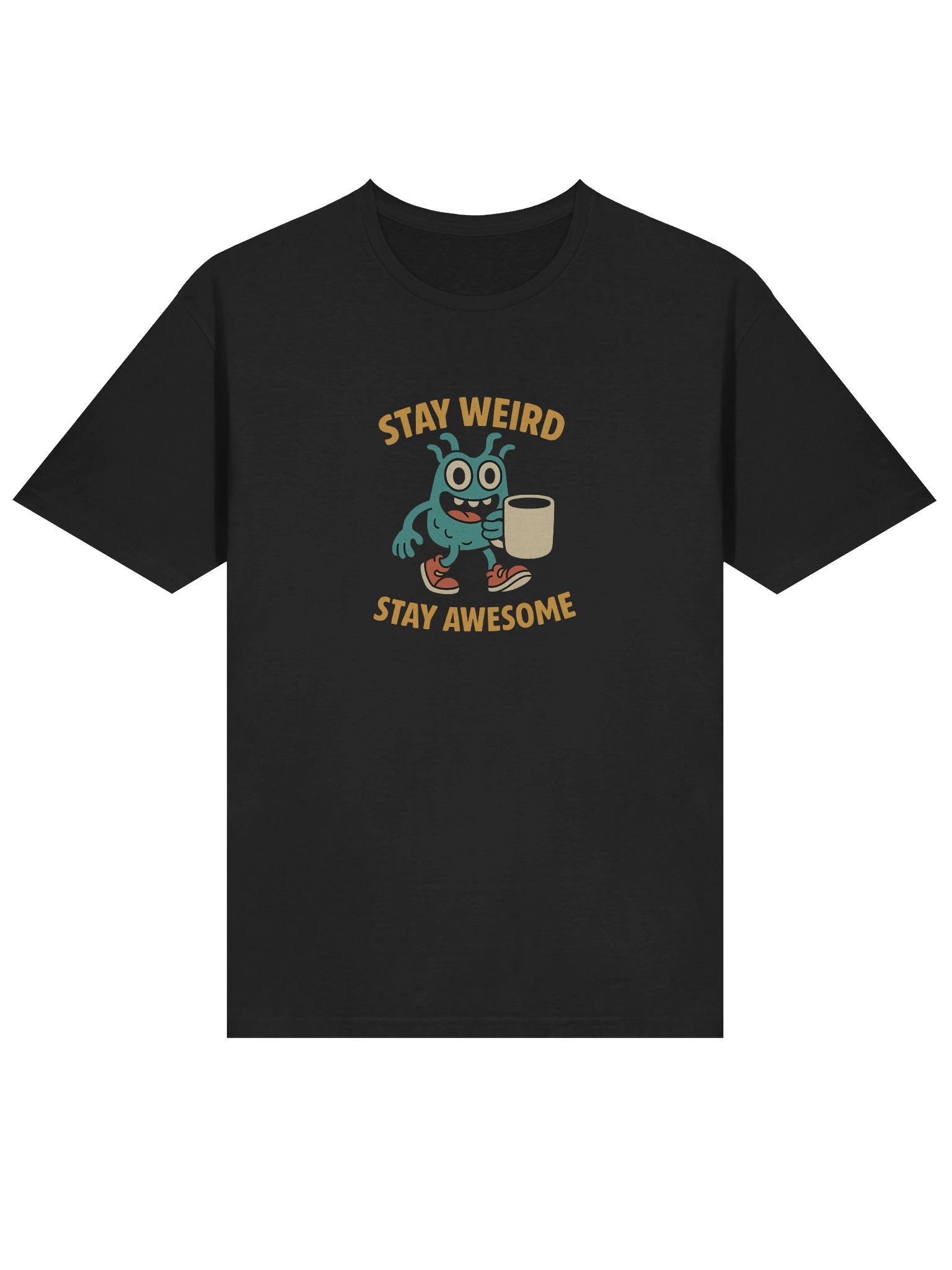 Cartoon Coffee Monster Tee (Unisex) product image (3)