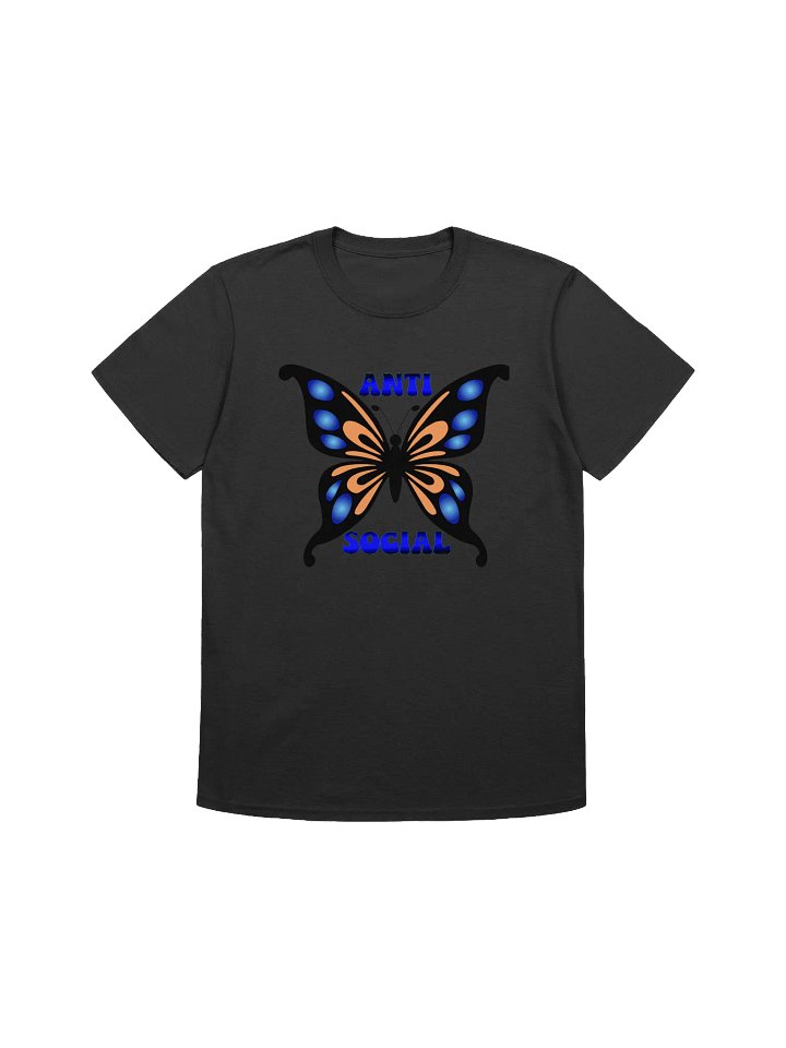 Anti-Social Butterfly T-Shirt – Unisex Introvert Humor Tee product image (1)