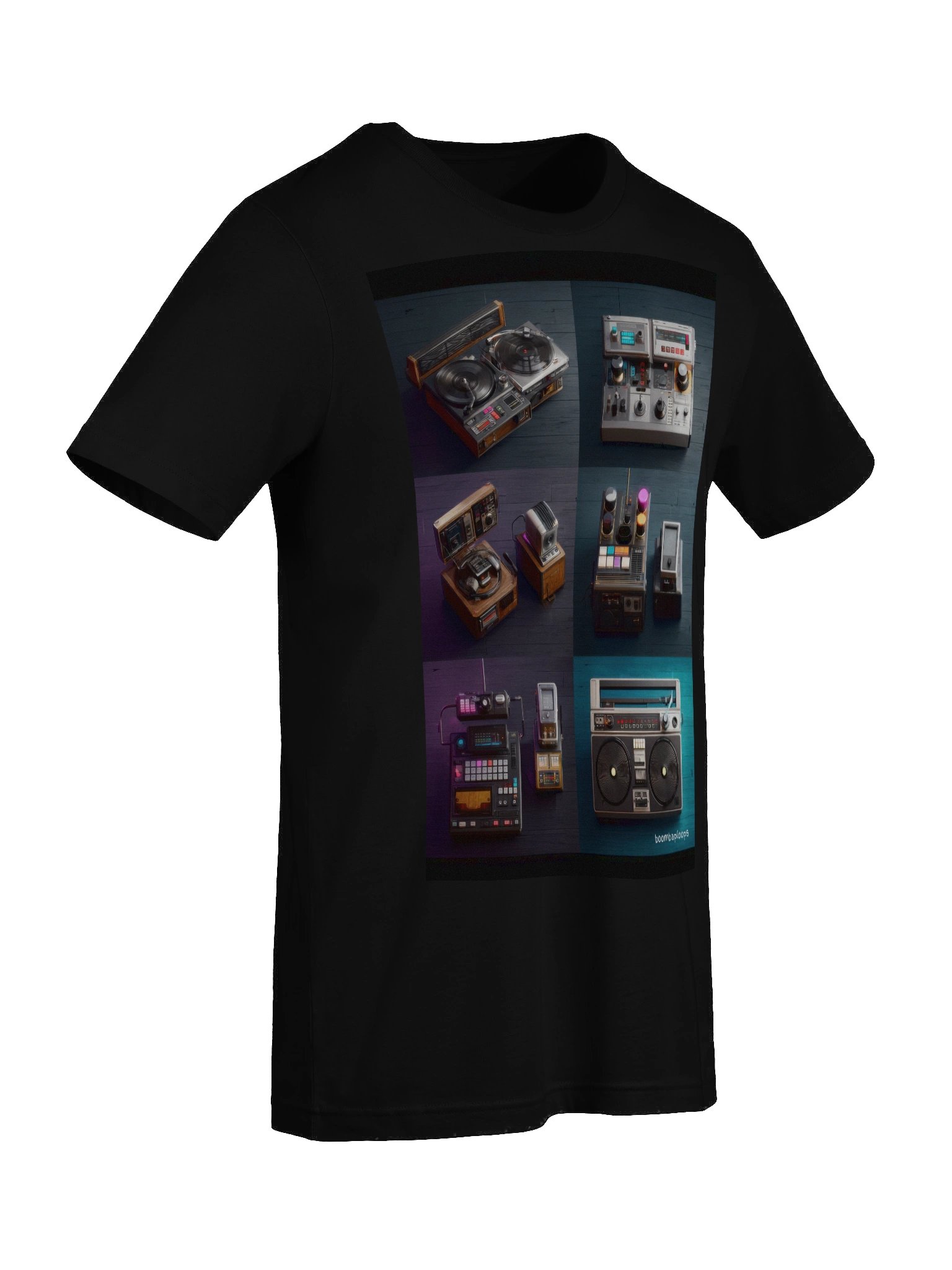 Vintage Audio Equipment Grid T-Shirt product image (17)