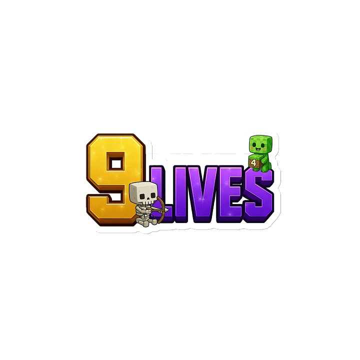 9 Lives Season 4 Die-Cut Magnets with Creeper and Skeleton product image (2)