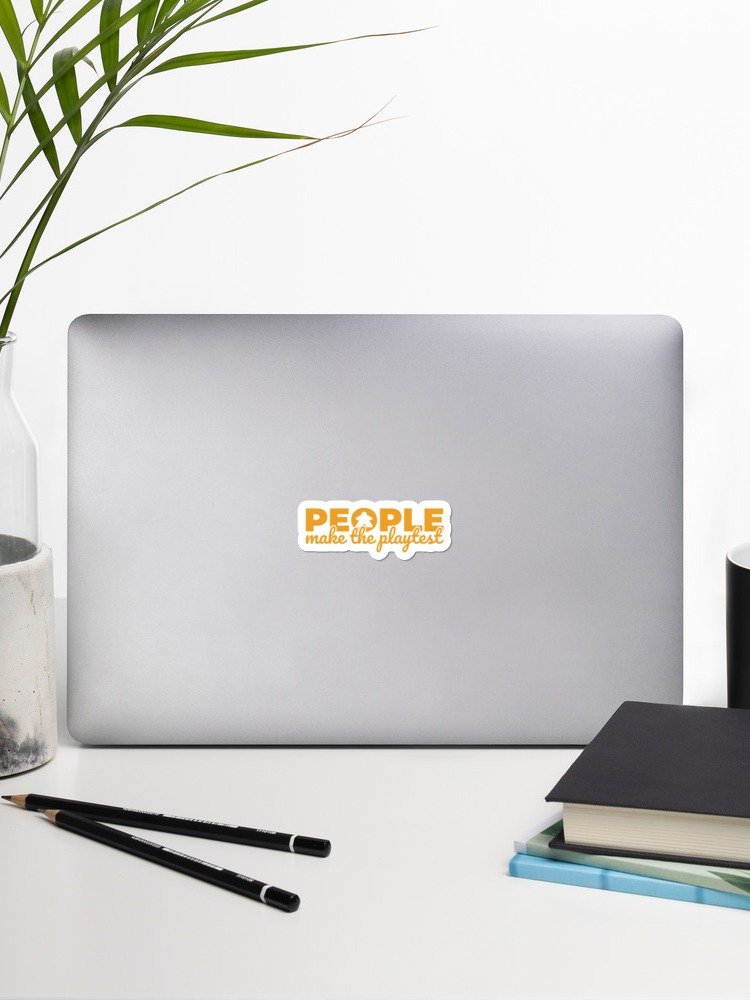 Little Meeple Yellow PMTP Vinyl Sticker product image (2)