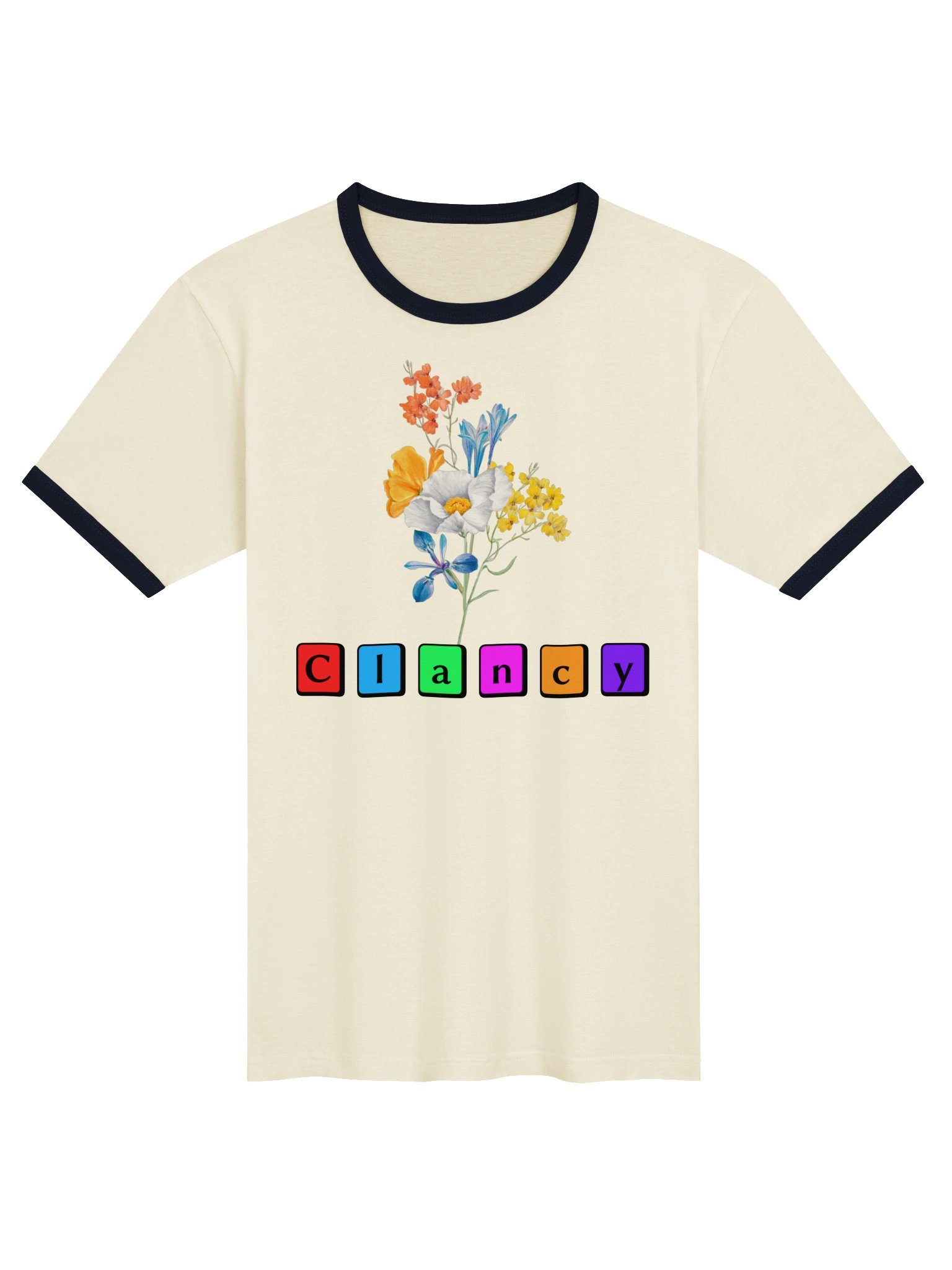 Clancy Flower Ringer Tee product image (1)