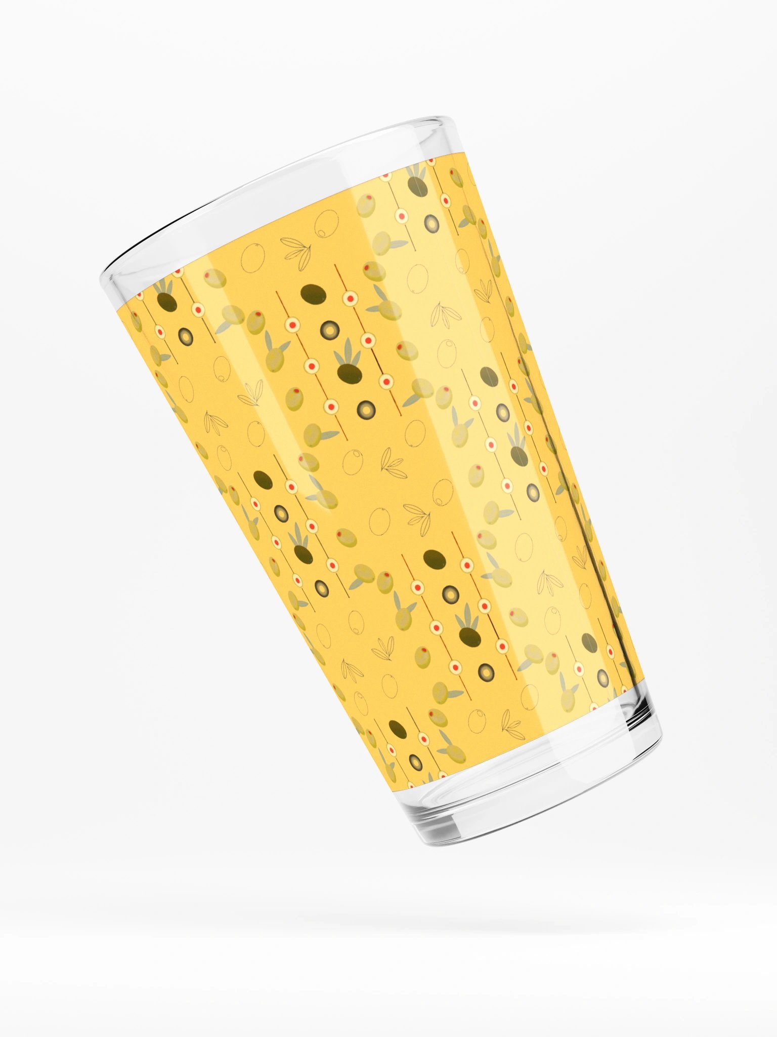Olive Geometry Shaker Pint Glass product image (6)