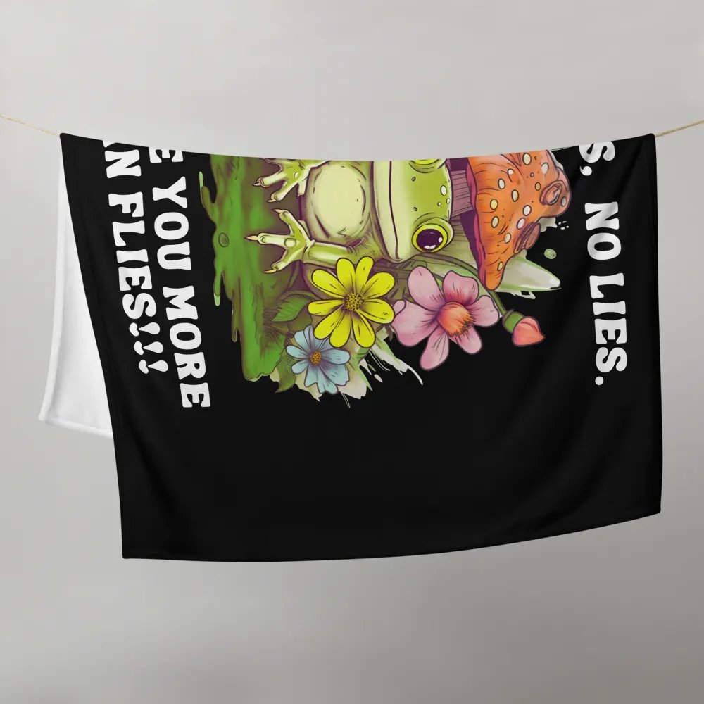 No Lies frog Blanket product image (8)