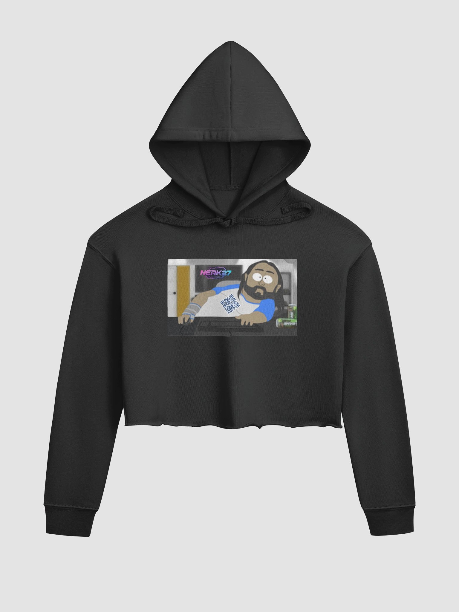 Nerk27 Animated Character Crop Hoodie product image (1)