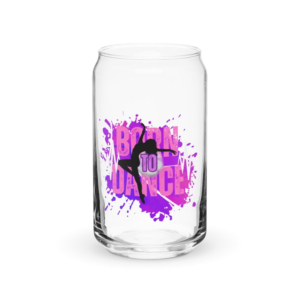 Born to Dance Her Silhouette Energetic Beats Glass product image (2)