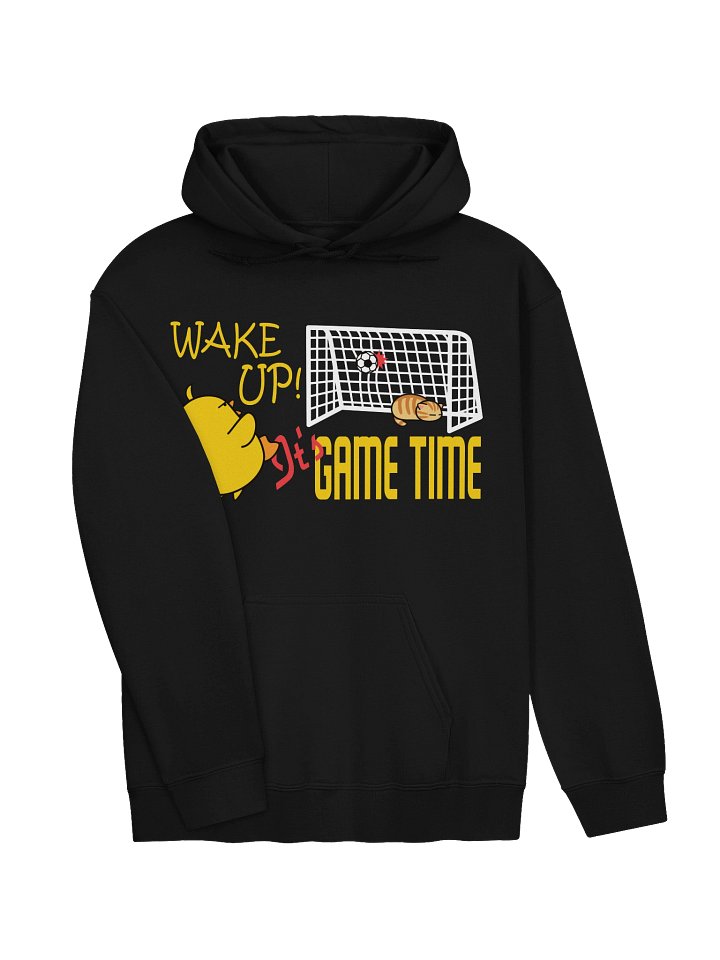 Soccer Cat (WAKE UP, It's GAME TIME) - Unisex Adult Hoodie product image (2)