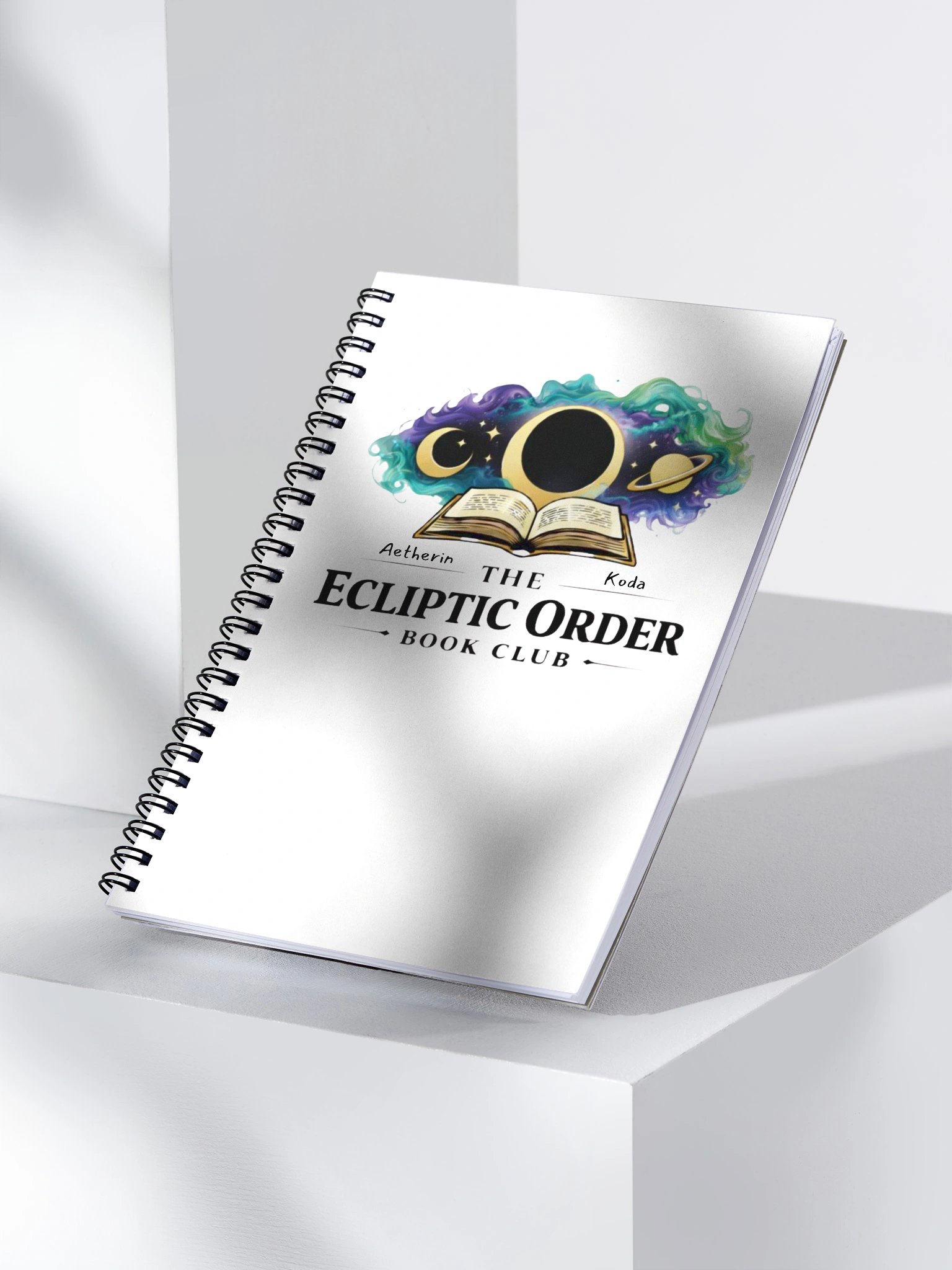 The Ecliptic Order Book Club Spiral Notebook product image (3)
