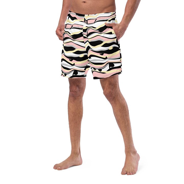 Symmetry Waves All-Over Print Swim Trunks product image (2)