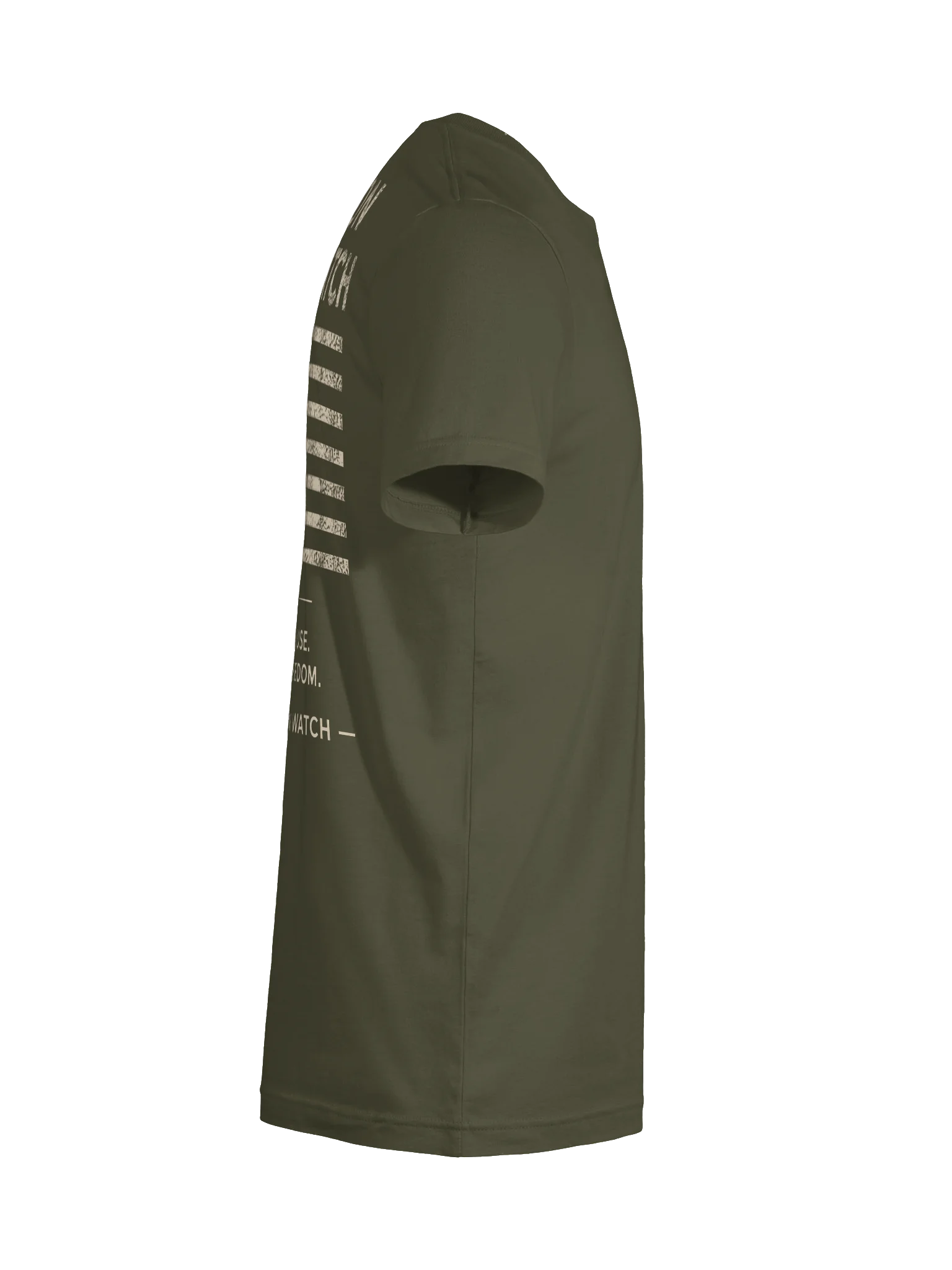 WW “Not On Our Watch” Tee in Army Green product image (10)