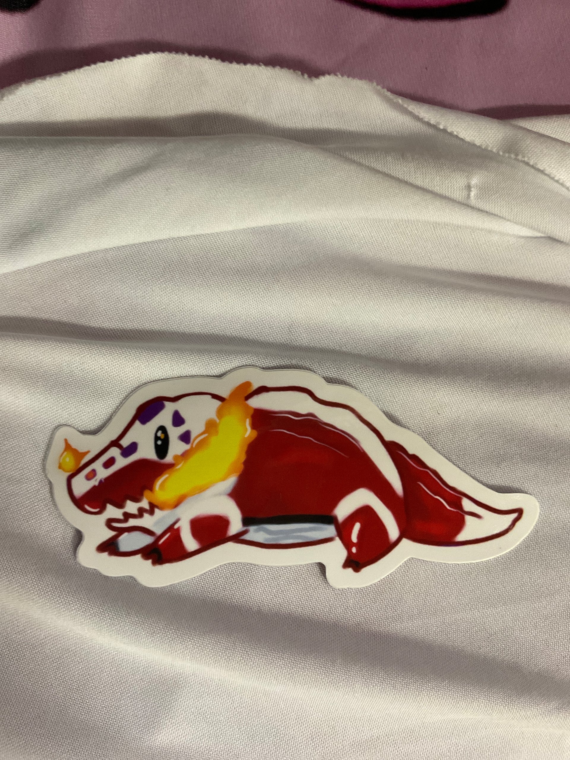 Fire croc sticker product image (1)