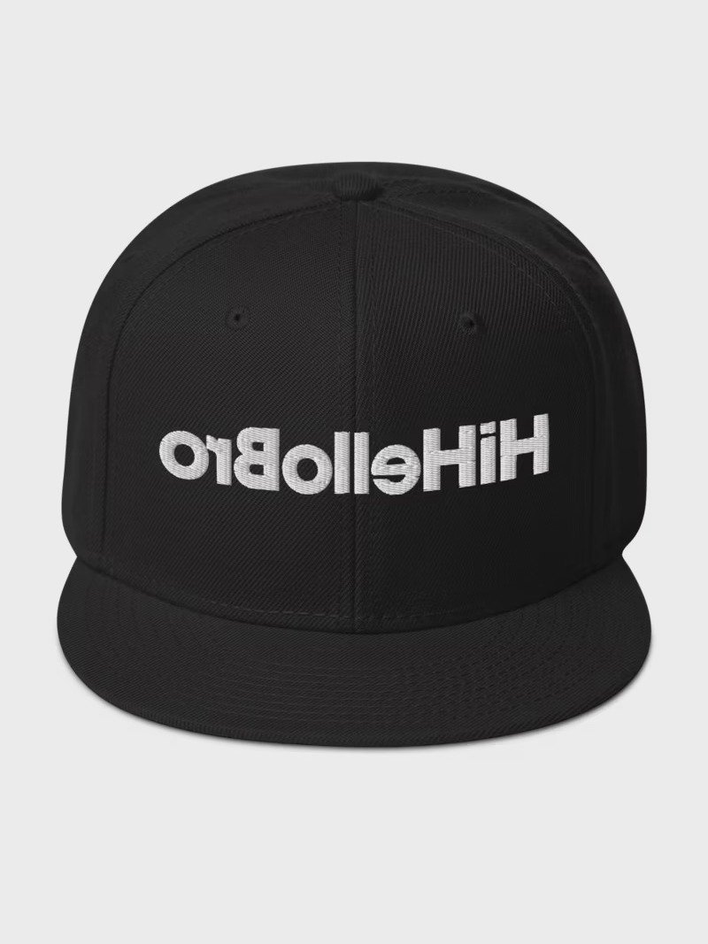 HiHelloBro BACKWARDS bro hat product image (1)