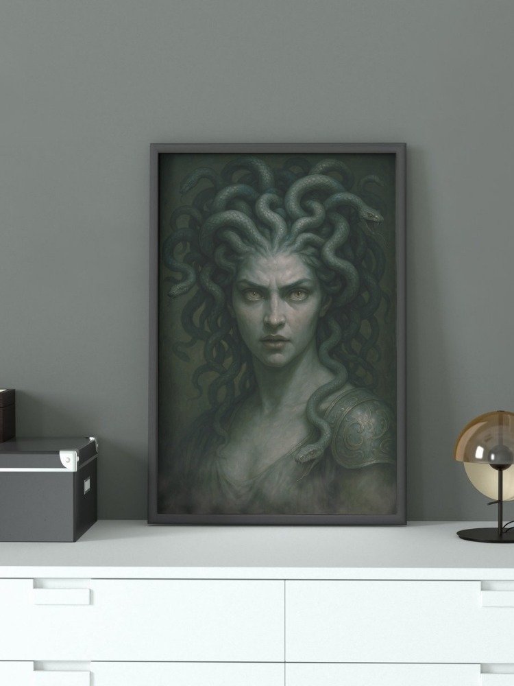 Medusa Gorgon of the Ancient World Digital Art Print product image (2)