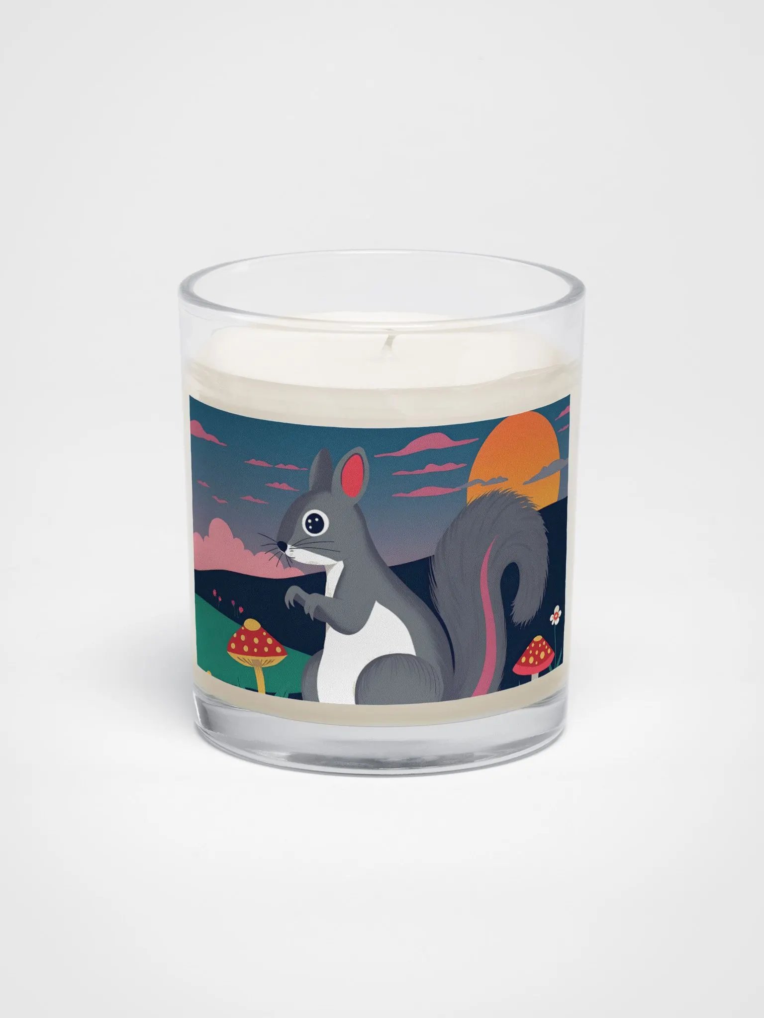 Sunset Squirrel Soy Wax Candle product image (1)