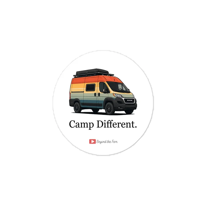 Camp Different. Sticker product image (1)